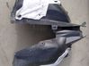 Front wheel arch liner splash guards 