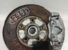 Front wheel hub spindle knuckle 