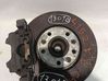 Front wheel hub spindle knuckle 