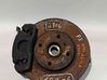 Front wheel hub spindle knuckle 