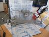 Front window lifting mechanism without motor 