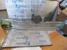 Rear window lifting mechanism without motor 