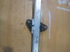 Rear window lifting mechanism without motor 