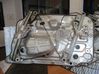 Front window lifting mechanism without motor 