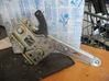 Rear window lifting mechanism without motor 