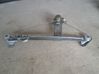 Rear window lifting mechanism without motor 