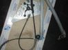 Front window lifting mechanism without motor 