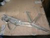 Front window lifting mechanism without motor 