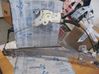 Front window lifting mechanism without motor 