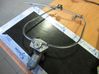 Front window lifting mechanism without motor 
