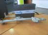 Front window lifting mechanism without motor 