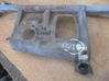 Front wiper blade arm 