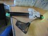 Rear window lifting mechanism without motor 