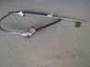 Front window lifting mechanism without motor 