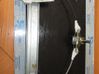 Rear window lifting mechanism without motor 