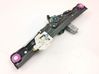 Rear window lifting mechanism without motor 7349511
