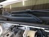 Front wiper blade arm 