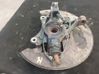 Front wheel hub spindle knuckle 