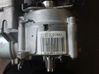 Steering wheel axle 