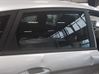 Front door window glass four-door 