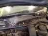 Front wiper blade arm 