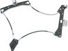 Front door window regulator with motor 8S0837461