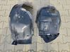 Front wheel arch liner splash guards 7059377