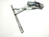Rear window lifting mechanism without motor 400676
