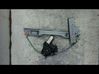 Front door window regulator with motor 39161986
