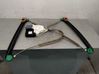 Front door window regulator with motor 8P3837461C