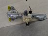 Rear door window regulator with motor 
