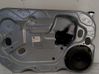 Front door window regulator with motor 1738645