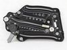 Rear door window regulator with motor 8F0839397D