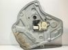 Rear window lifting mechanism without motor 