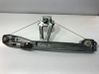 Rear window lifting mechanism without motor 