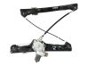 Front door window regulator with motor 6927027