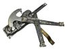 Sliding door window regulator with motor 51341944