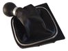 Gear lever shifter trim leather/knob 