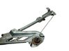 Rear window lifting mechanism without motor 