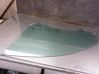 Front door window glass four-door 4F0845201D