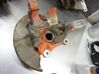 Front wheel hub spindle knuckle 13136696