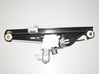 Rear door window regulator with motor 