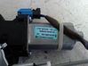 Front door window regulator with motor 95129329