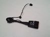 Rear seatbelt buckle 8K0857755F
