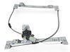 Front door window regulator with motor 