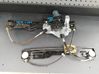 Front door window regulator with motor 13350759
