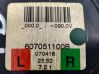 Rear seatbelt 607051100B