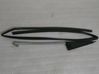 Rear door glass trim molding 