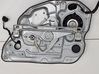 Rear window lifting mechanism without motor 