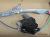 Front door window regulator with motor 39161985